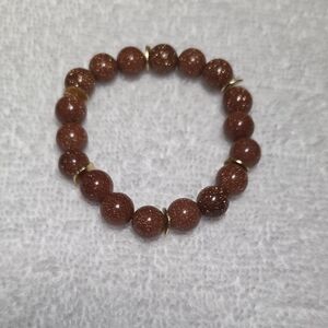 Elegant Brown Beaded Bracelet